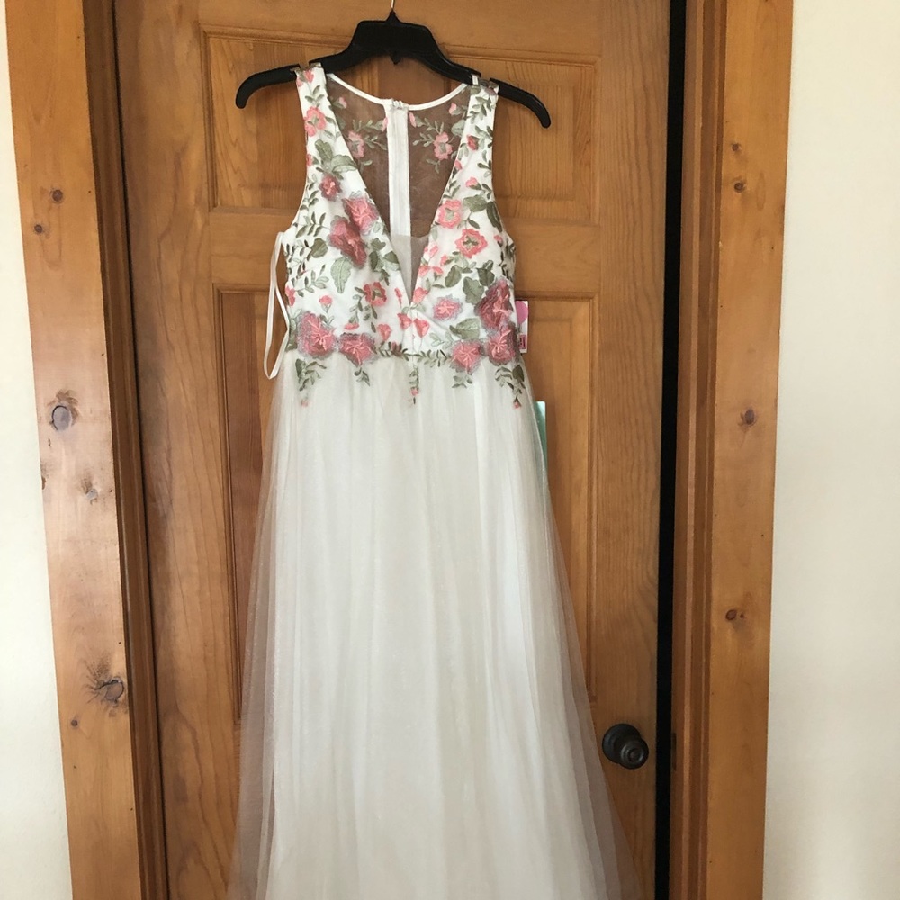 floral prom dress
